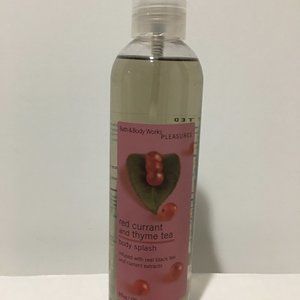 Bath and Body works ' RED CURRANT AND THYME TEA ' Body Splash 8 fl oz. NEW!!